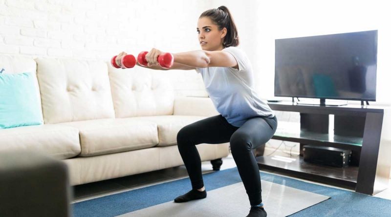 Use Sport clothing to exercise at home